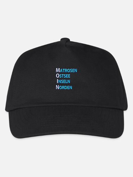 Matrosen Moin - Kinder Basecap - Schwarz