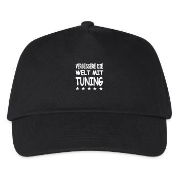 Tuning - Kinder Basecap - Schwarz - Vorne