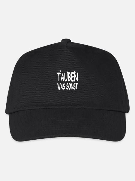 Tauben - Kinder Basecap - Schwarz