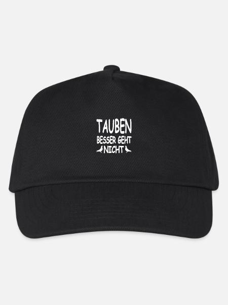 Tauben - Kinder Basecap - Schwarz