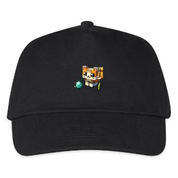 Chat Pixel - Casquette de baseball Enfant - noir - Devant