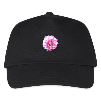 Fleur Rose Rose Fleur Fleurs Rose Rose Fleurs - Casquette de baseball Enfant - noir - Devant