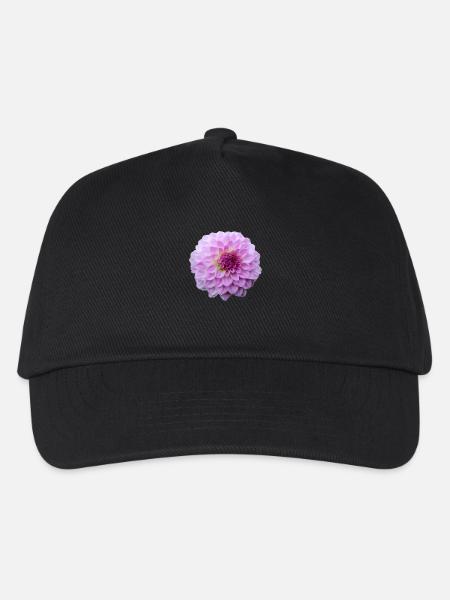 Blume rosa pinke Blume Blumen pink rosa Blumen - Kinder Basecap - Schwarz