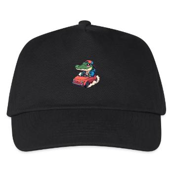 Crocodile Car - Kids’ Baseball Cap - black - Front
