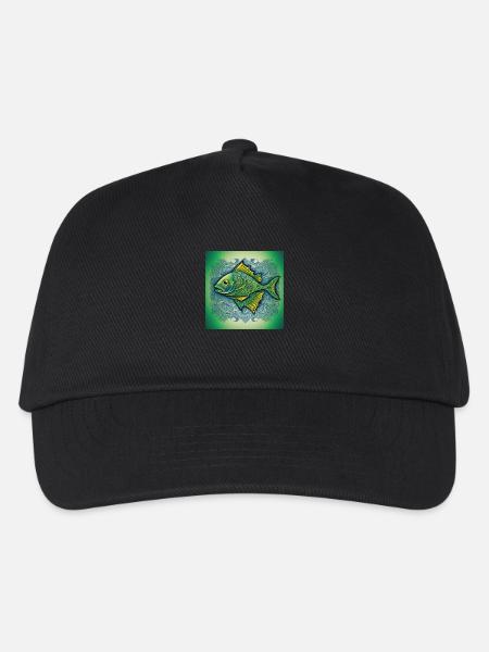 Zodiac sign Pisces - Kids’ Baseball Cap - black