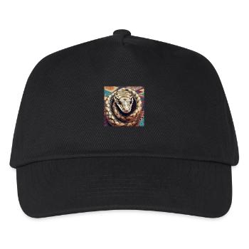 Snake Shirt Gift Design Apparel - Kids’ Baseball Cap - black - Front