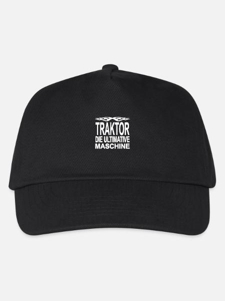 Traktor - Kinder Basecap - Schwarz