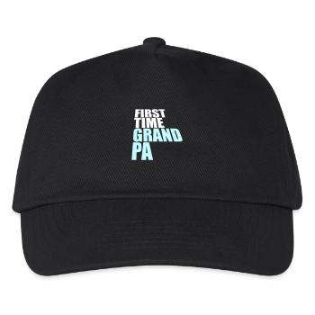 First Time Grandpa Best Grandpa Grandpa Love Grandpa - Kids’ Baseball Cap - black - Front