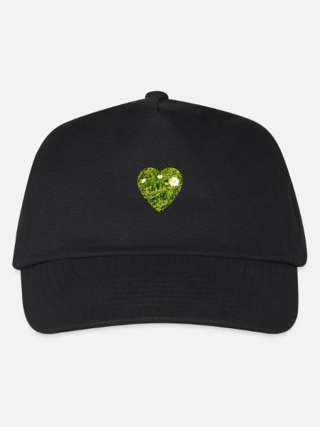Gänseblume - Kinder Basecap - Schwarz