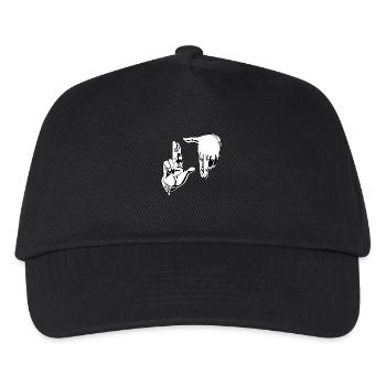 Photo Seeking Hands - Kids’ Baseball Cap - black - Front