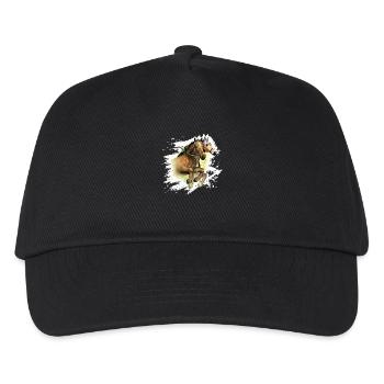 In the jump - Kids’ Baseball Cap - black - Front