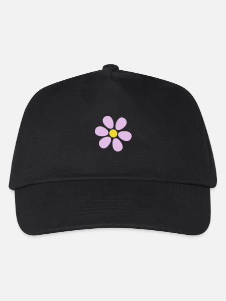 Fleur fleur pastel fleurs fleurs pastel lilas - Casquette de baseball Enfant - noir