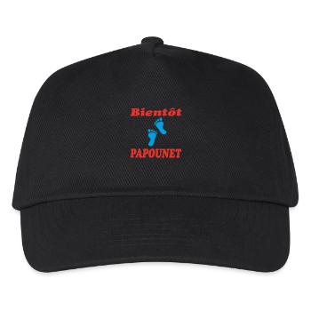 BALD DADDY - Kinder Basecap - Schwarz - Vorne