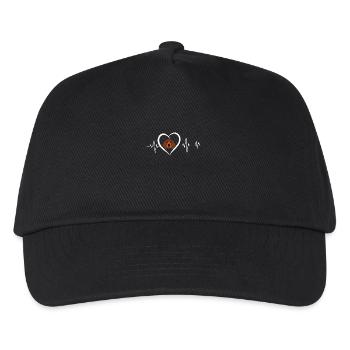Irischer Herzschlag-Setter - Kinder Basecap - Schwarz - Vorne
