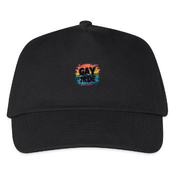 Gay Pride - LGBTQIA+ - LGBT - Kinder Basecap - Schwarz - Vorne