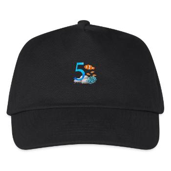 5 mois 5 mois - Casquette de baseball Enfant - noir - Devant