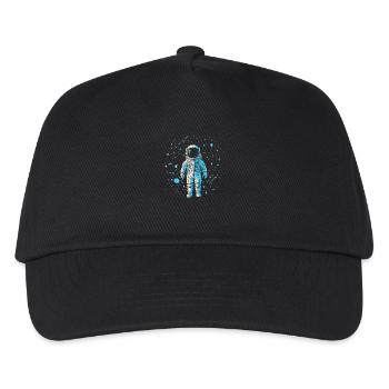 Astronaut - Kinder Basecap - Schwarz - Vorne