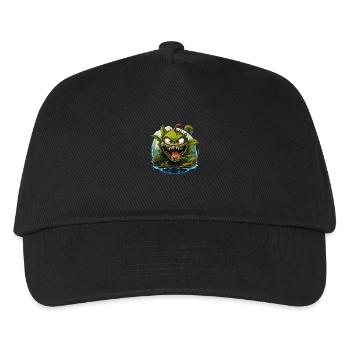 Wild angry carnivorous plant - Kids’ Baseball Cap - black - Front