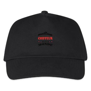 BEST HAIRDRESSER IN THE WORLD - Kids’ Baseball Cap - black - Front