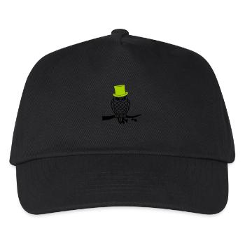owl sir - Kinder Basecap - Schwarz - Vorne