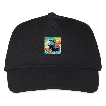 Couleur du rat - Casquette de baseball Enfant - noir - Devant