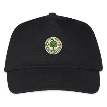 Baum-Umarmer - Kinder Basecap - Schwarz - Vorne
