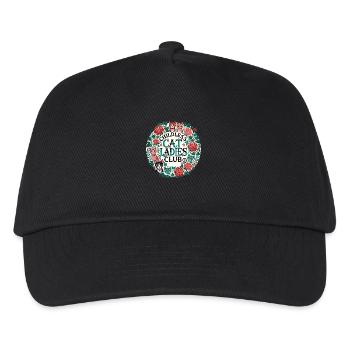 Kinderlose Katze Damen Club - Kinder Basecap - Schwarz - Vorne