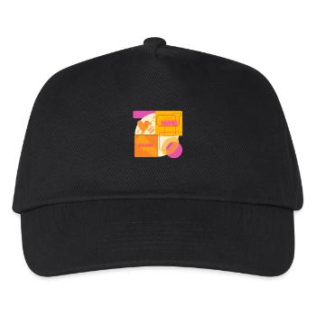 Jahreszeit für die Liebe - Kinder Basecap - Schwarz - Vorne