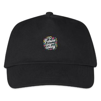 back to school - Kids’ Baseball Cap - black - Front
