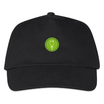JD - Kids’ Baseball Cap - black - Front