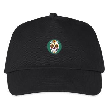 Day of the Dead Skull - Kids’ Baseball Cap - black - Front
