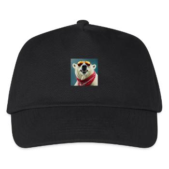 Cool Bear Shades - Kids’ Baseball Cap - black - Front