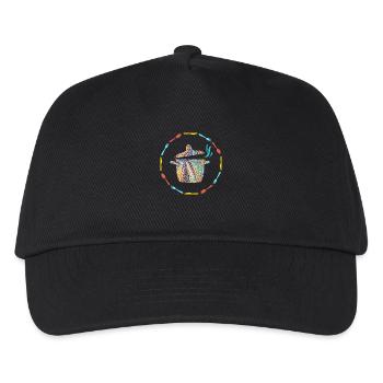 topf e 120 - Kinder Basecap - Schwarz - Vorne