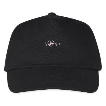 Cherry blossom heartbeat - Kids’ Baseball Cap - black - Front