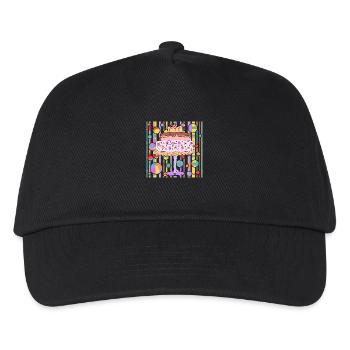 Cake - Kids’ Baseball Cap - black - Front