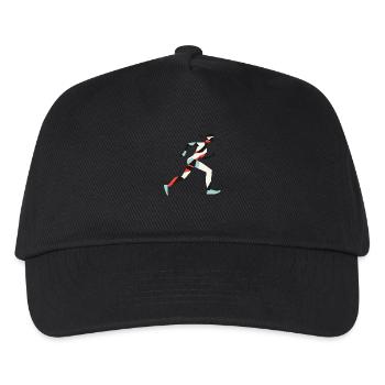 Runner Running Running Shoes - Kids’ Baseball Cap - black - Front