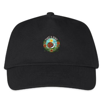 Hiking Snail - Kids’ Baseball Cap - black - Front