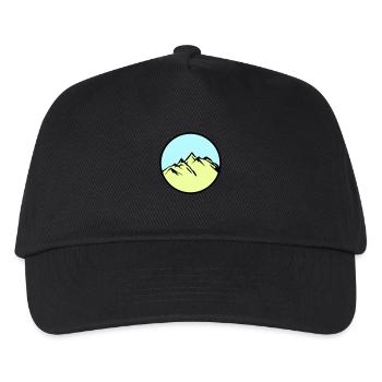 mountains mountains - Kids’ Baseball Cap - black - Front