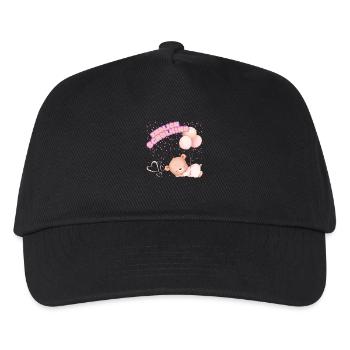 Endlich Schulkind - Kinder Basecap - Schwarz - Vorne
