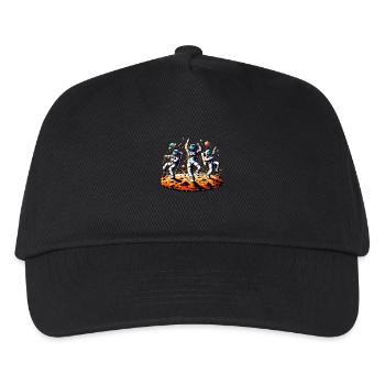 Ein Schritt ins All - Astronaut Dance - Kinder Basecap - Schwarz - Vorne