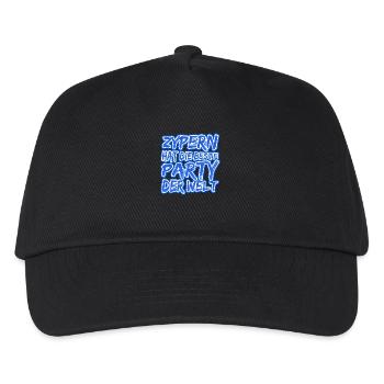 Geschenk für Zypern - Kinder Basecap - Schwarz - Vorne