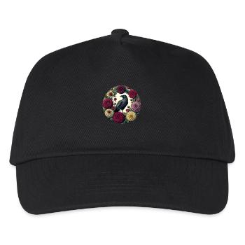 Rabe - Kinder Basecap - Schwarz - Vorne