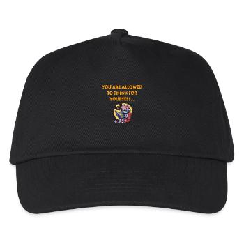 THINK YOURSELF - Kids’ Baseball Cap - black - Front