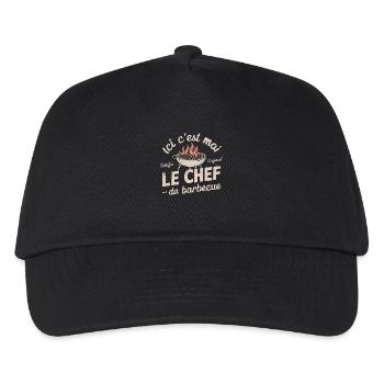 The Barbecue Chef - Kids’ Baseball Cap - black - Front