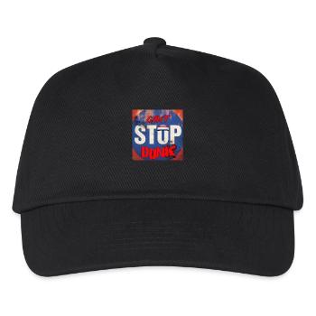 CAN'T STOP DUNK - Kids’ Baseball Cap - black - Front