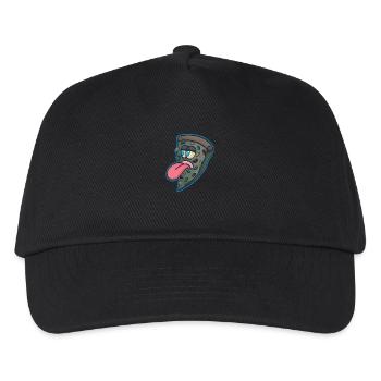 Pizzastück Pizzeria - Kinder Basecap - Schwarz - Vorne