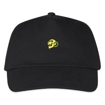 Totenkopf mit Schlange - Kinder Basecap - Schwarz - Vorne