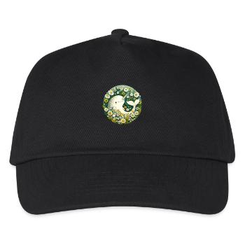 Narval vintage - Casquette de baseball Enfant - noir - Devant