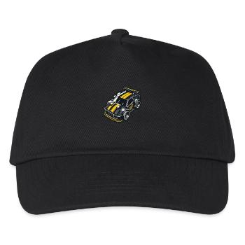 Toy Car Yellow Model Car - Kids’ Baseball Cap - black - Front