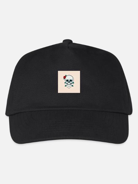 Tode Rose - Kinder Basecap - Schwarz